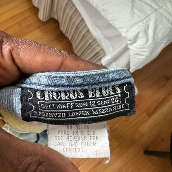 PRELOVED CHORUS BLUES DENIM MAXI DRESS POCKETS SIZE 18/20 - Picture 9 of 9